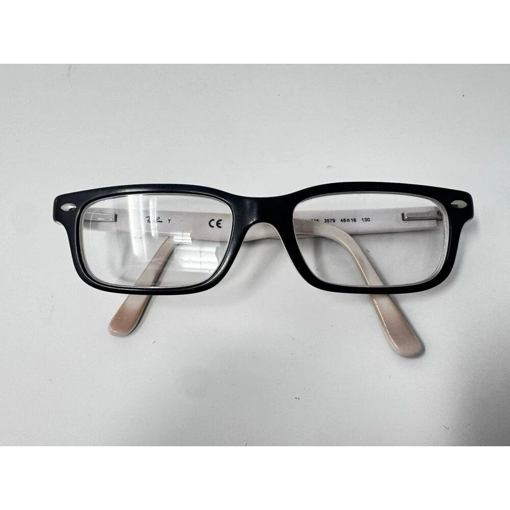 Ray-Ban RB1535 3579 Junior Black/Pink Eyeglass Frames 48-16-130 Authentic